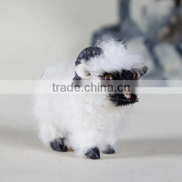 handmade giant stuffed animals fake fur fabric sheep plush toys