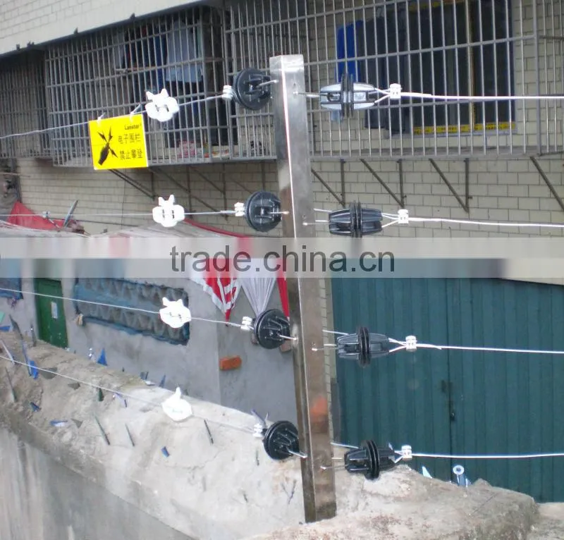 PVC white high tension wire tensioner for electric fence wires