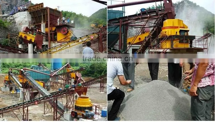 Mining Machine large capacity rock crusher machine /crusher rock hammer YA circular vibrating screen