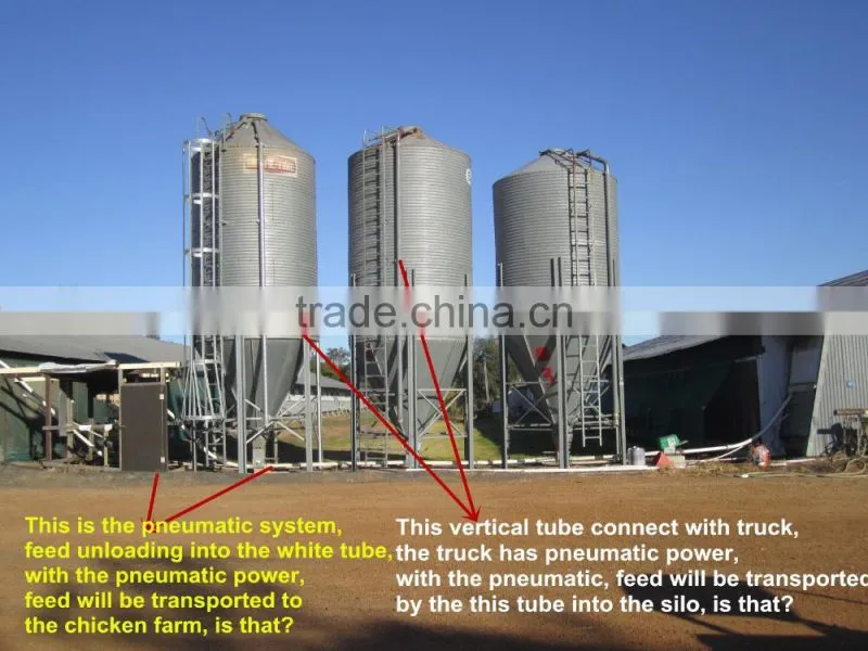 poultry chicken feed silo bin cost