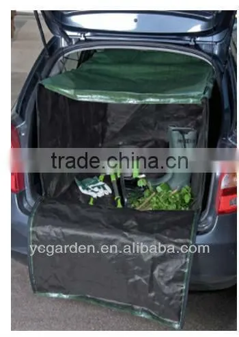 printed pop up garden bag PP PE oxford jute material garden bag wholesaler