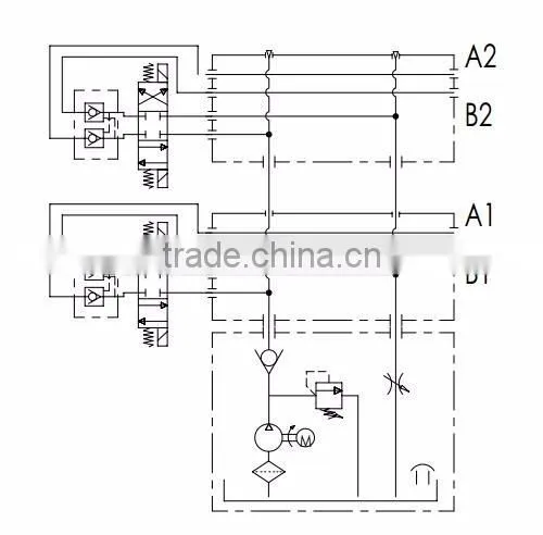 24 V DC 1.6 KW wing power unit