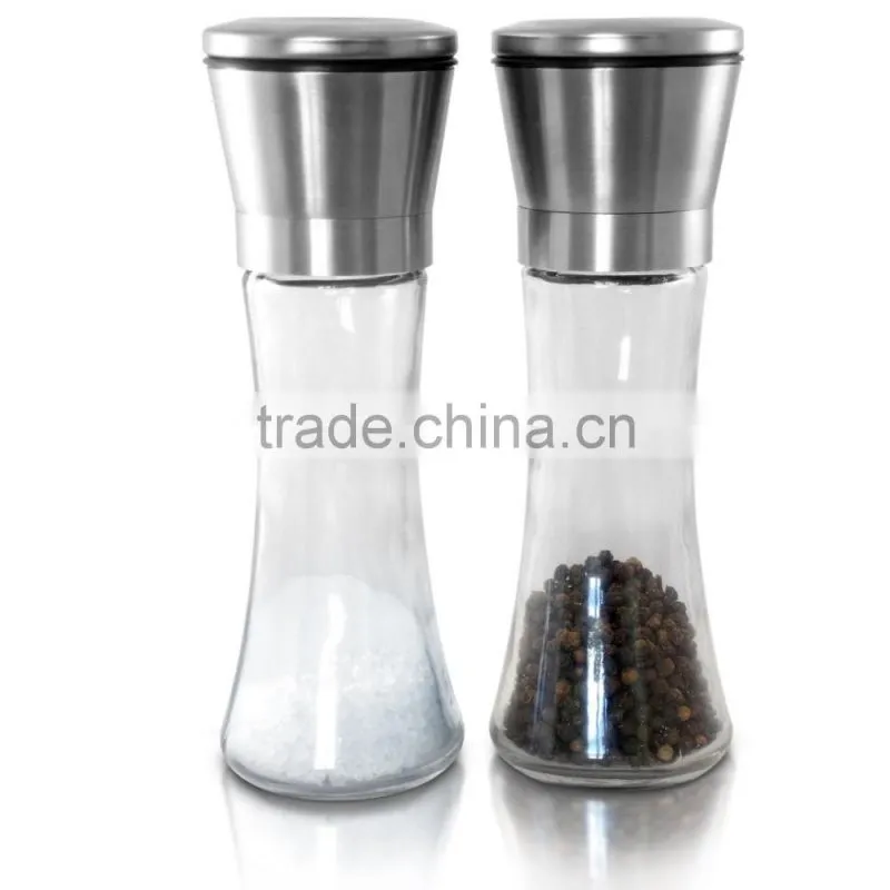 Stainless Steel Salt and Pepper Mills grinder shakers
