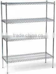 supermarket fruit and vegetables shelves