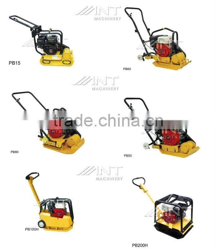 PB60 mini plate compactor manufacturer with ce Honda engine