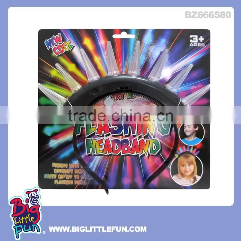 Flashing plastic hair band for kids
