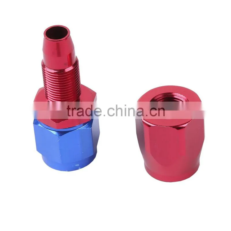 AN6 6AN AN-6 AN -6 ALUMINIUM STRAIGHT SWIVEL SEAL HOSE END FITTING ADAPTER