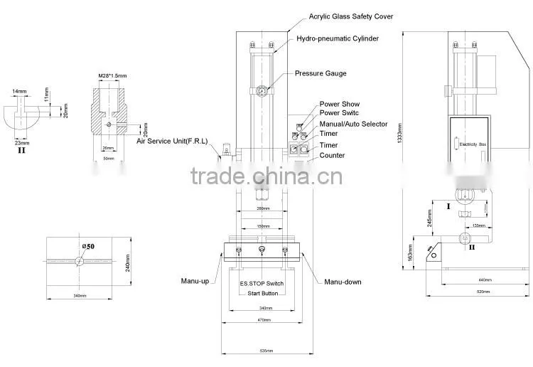 JLYC pneumatic t-shirt heat press machine with two stations