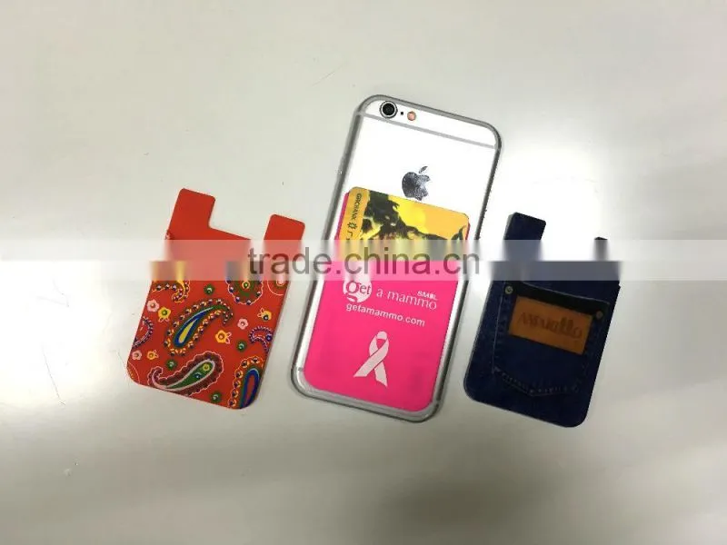 Factory price cell phone credit card holder,cell phone holder