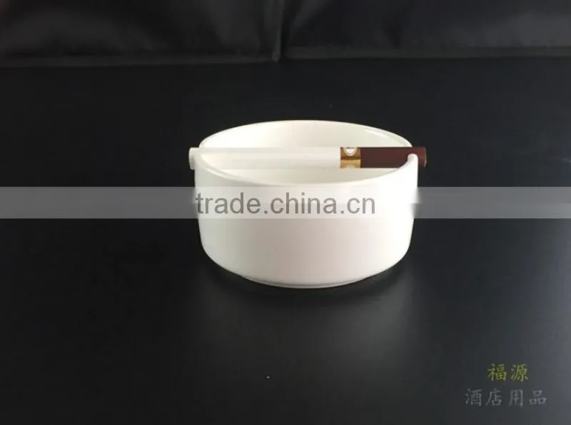 2016Haonai handmade hot sale custom ceramic cigar ashtray