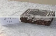 FSC wholesale 100% Handmade Nature bakery wicker bread basket