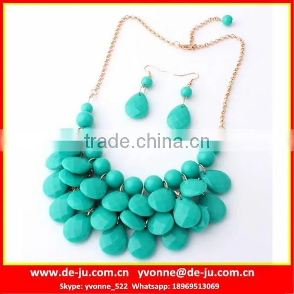 Vintage Charm Necklace With Earring