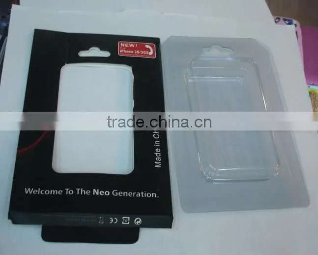 Recycled black paper box packaging box for cell phone accessories, phone case packaging box