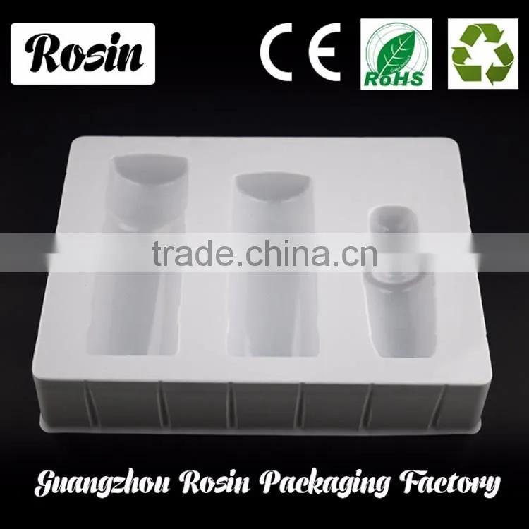 2017 Guangzhou plastic pvc blister tray packaging for cosmetic