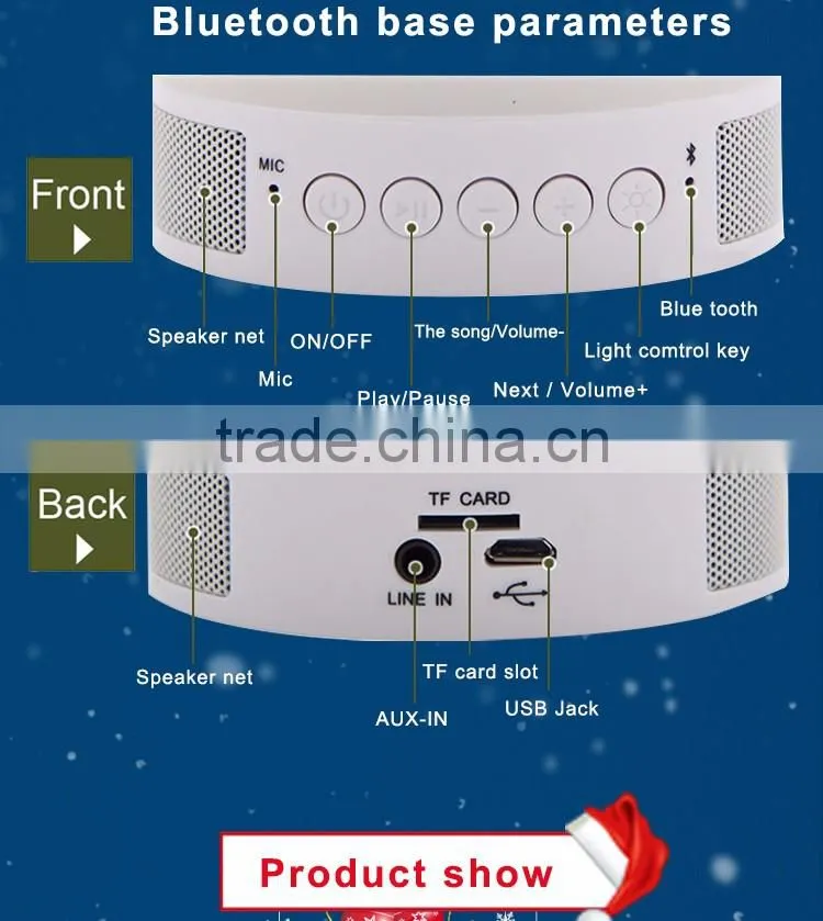 colorful creative night light bluetooth connected music sleeping lamp