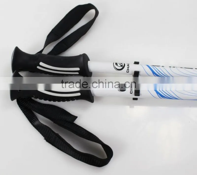 3 sections trekking stick 6061 aluminum fast internal lock anti shock SZ15345