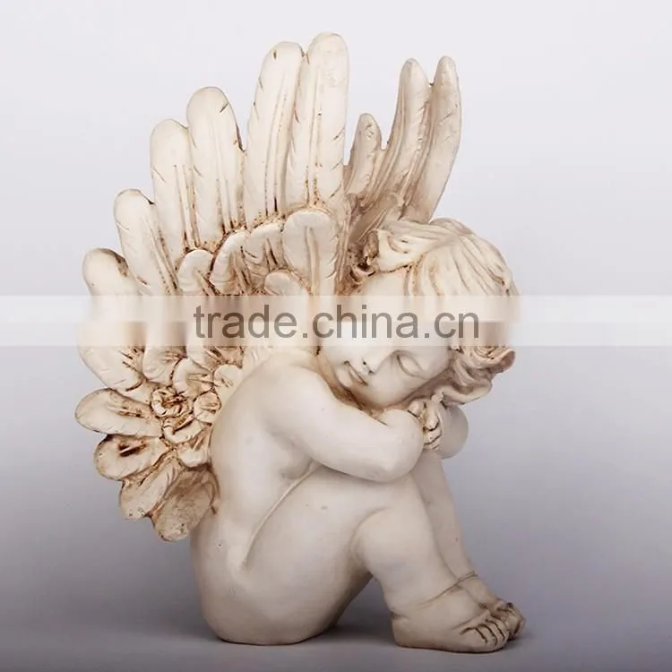 Custom guardian angel baby statue factory
