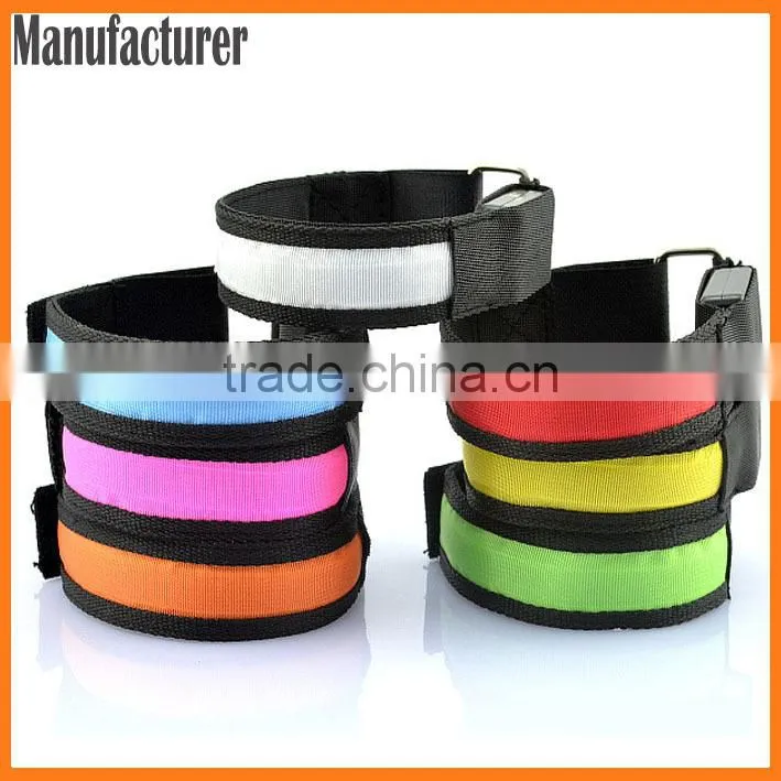 elastic led sport armband,runnig armband,safety reflex armband