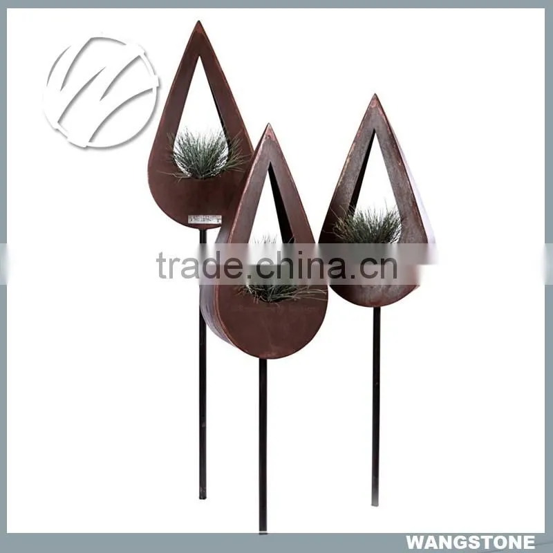 Modern custom design garden corten steel planter