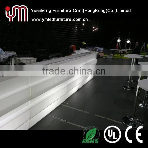 Color Change Led Counter Bar Table,Remote Control Illuminated Led Bar Counter