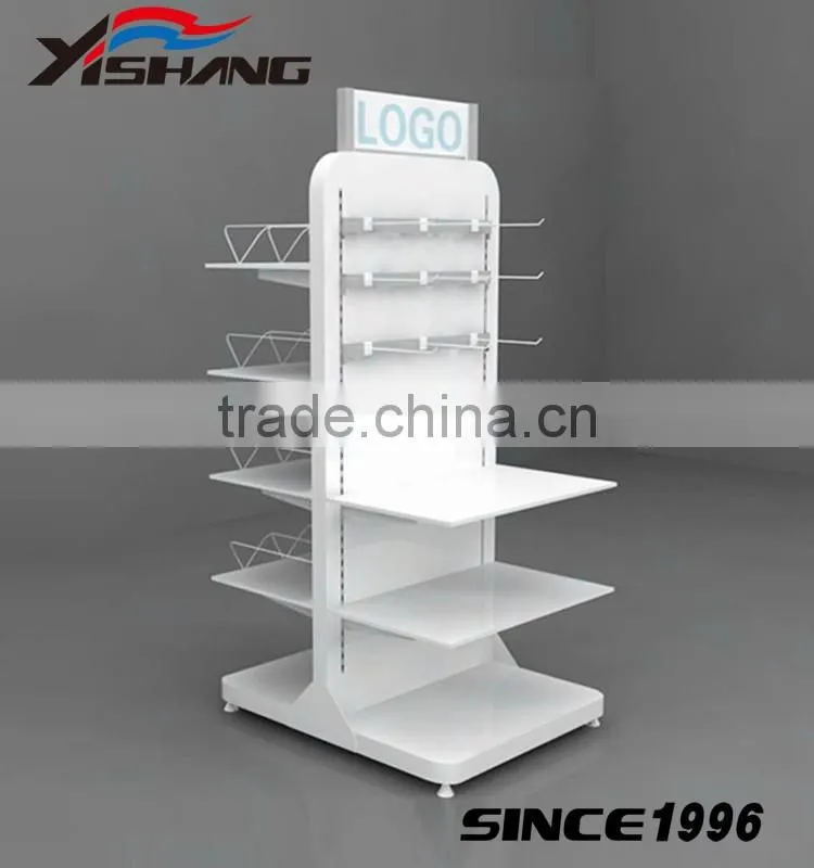 Hot sale branding supermarket metal battery display rack
