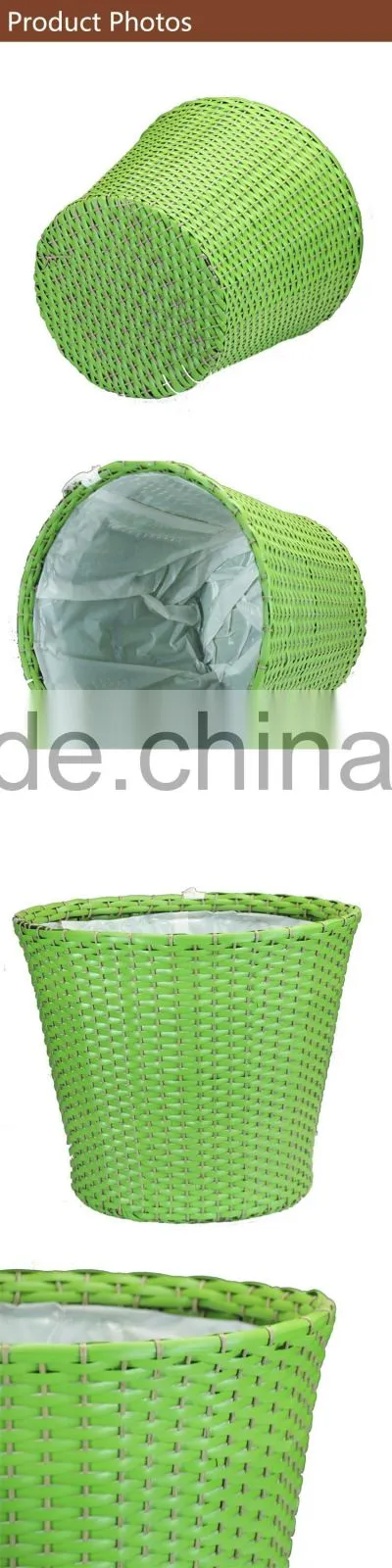 Circular Hand Woven Flowerpot / Storage Basket/Garden Plater