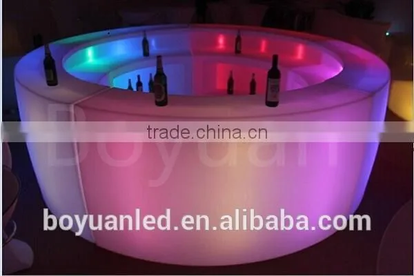 Outdor Party Used Waterproof LED Illuminated Bar furniture Set counter