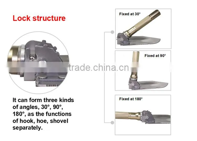 New Multifunction Emergency Rescue Product Shovel Knife Hoe Flashlight