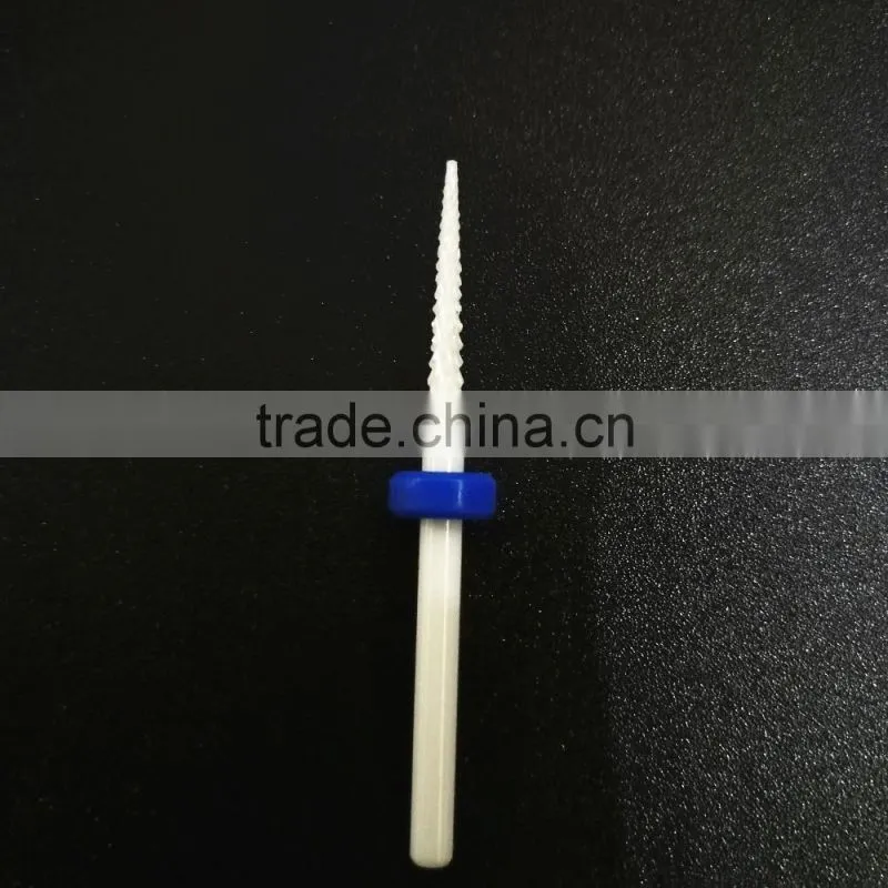 Ceramic Nail Drill Bits Small Cone For Manicure Equipment