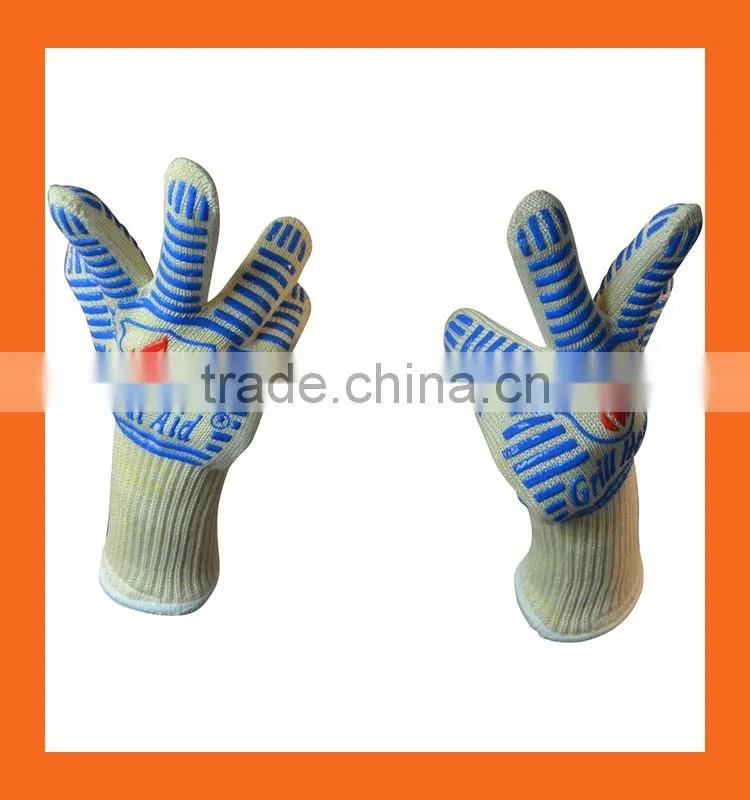Heat Silicone BBQ Grill Oven Gloves