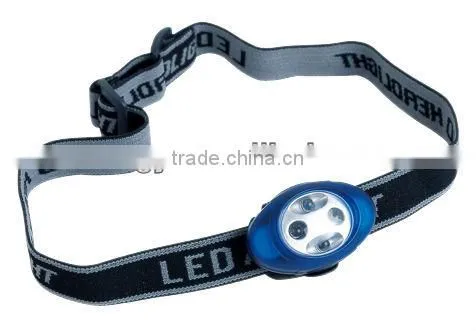 mini ultra-bright 4 led fishing headlamp