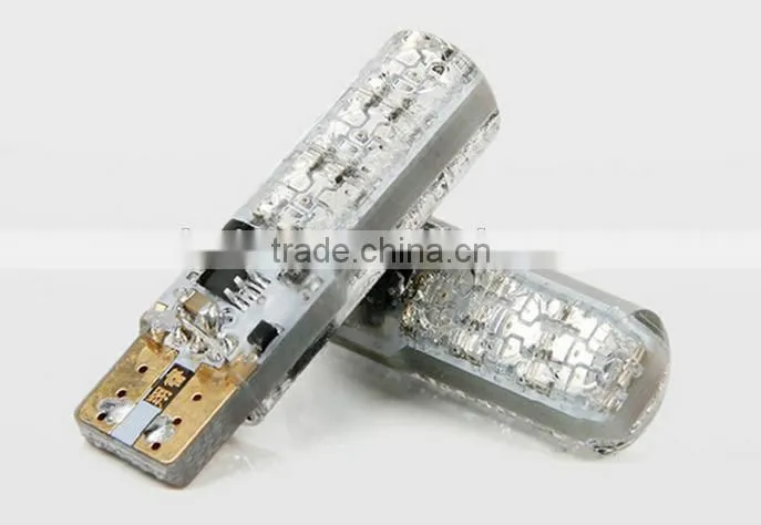 Car modification LED colorful T10 and shown wide light burst flashing LED in wide light small daytime running lights modificatio