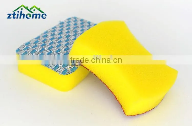 Sponge Kitchen Bowl Dish Pot Wash Scrub Cleaning Pads