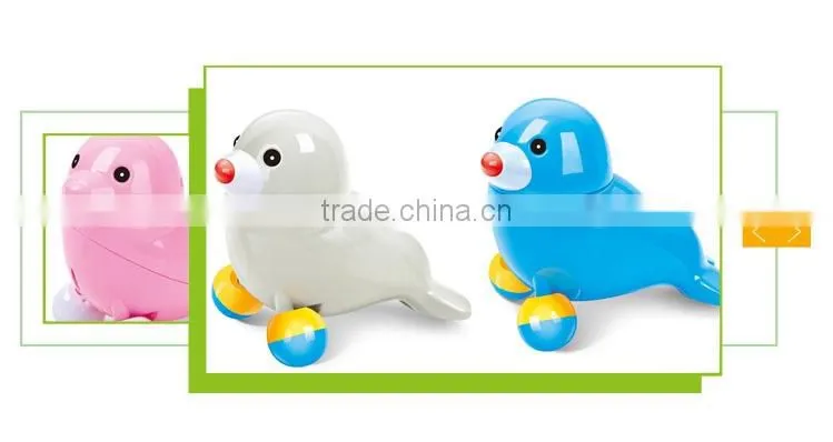 Funny battery operated musical sea lion large plastic animal toy