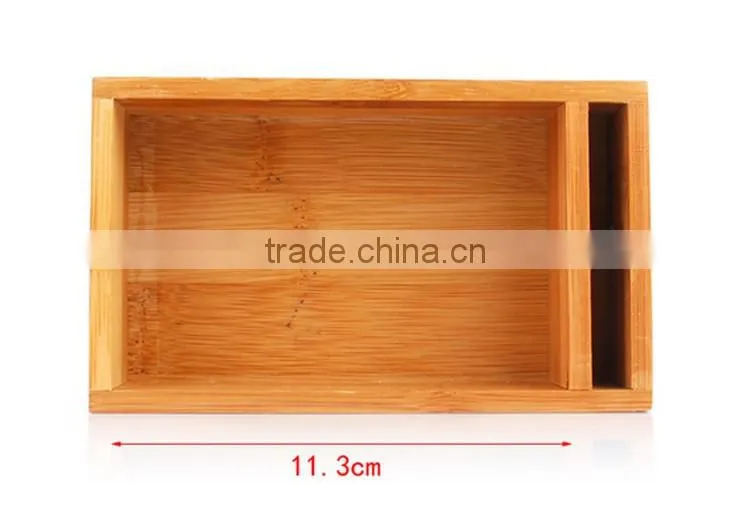 Multi-functional simple and creative bamboo decorative foldable storage box