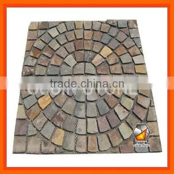 Meshed Slate Natural Flagstone Paver