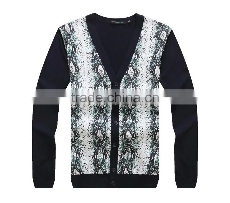 Fashion V neck high quality cardigan sweaters wholesale