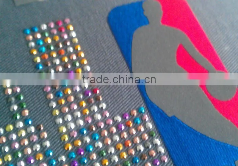 satin hotfix , mutli rhinestuds