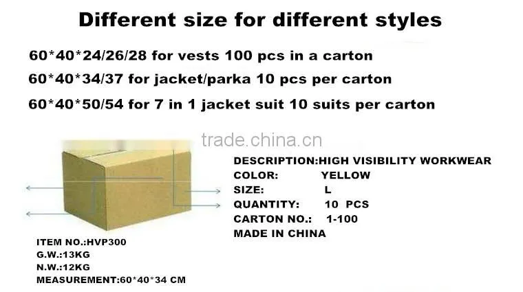 wholesale waterproof high visibility safety 511 jacket China