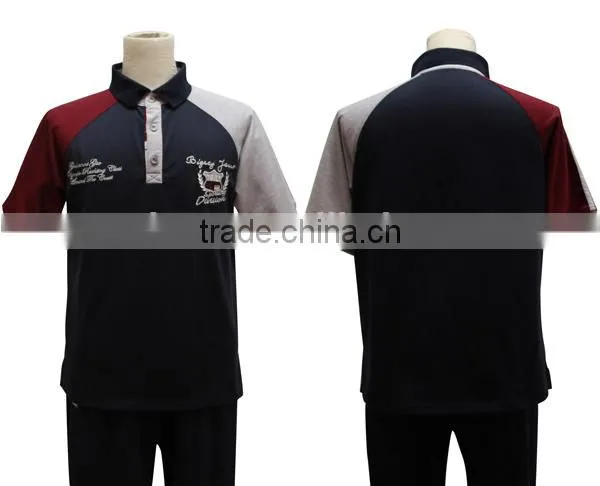Promotion Hot Selling Wholesale Men Polo Shirts Sets Customized Logo