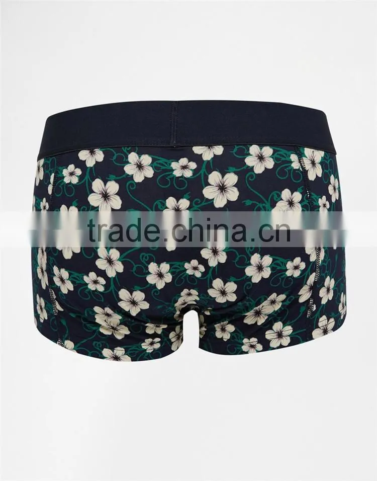 Custom 3 pack boys wearing briefs with floral print
