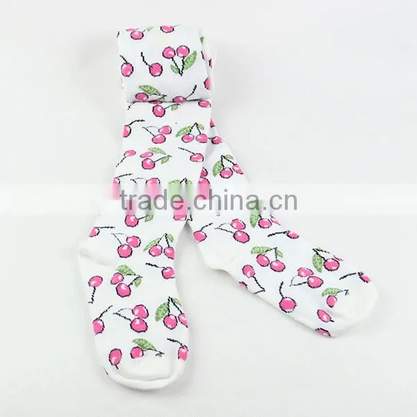 Fashion korea girls pantyhose with cherry