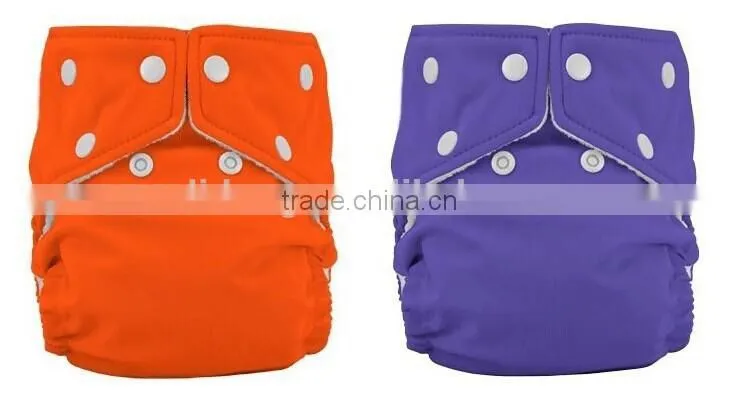 Breathable Infant Cloth Diaper Plain Color