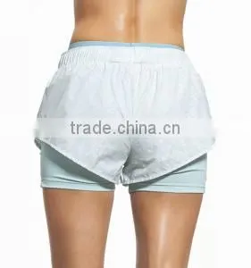 Hot Sale New-Coming Jogging Print Dry Fit Breathable Womens Short Shorts