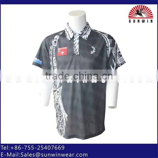 2015 Men's sportswear custom sublimated table tennis jersey wholesale