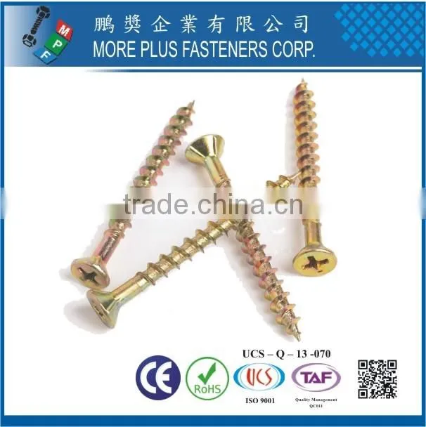 Made in Taiwan Special Custom Double Flat Head Torx Drive Type 17 Screw Chipboard Screw