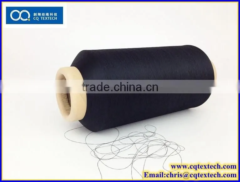 Yarn Dyed Semi Polyester Yarn for Garment Label