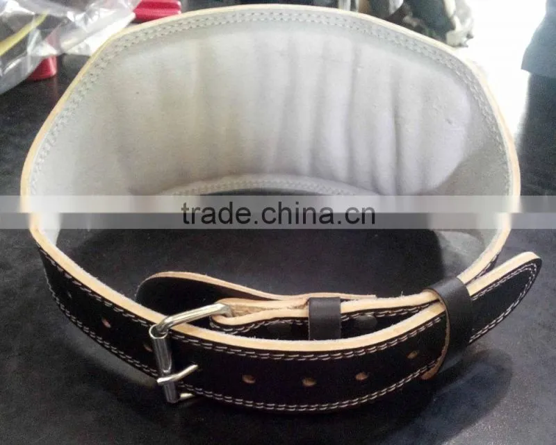 Custom 6" leather belt /Gym leather belt /weight lifting belts
