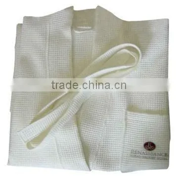 Luxury hotel bathrobe, velour bathrobe, terry bathrobe