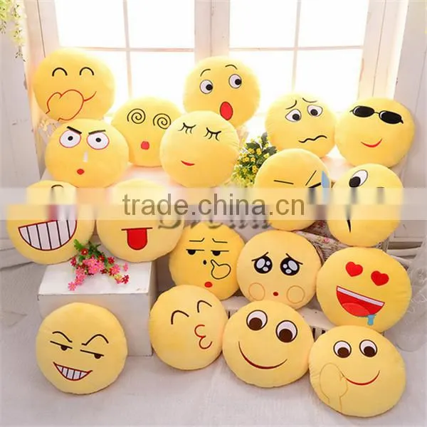 (HOT) Wholesale Plush Emoji Pillow Emoji plush soft toy Emoji toys